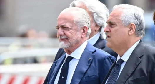 De Laurentiis: "Cosa penso della riduzione a 16 squadre della Serie A"