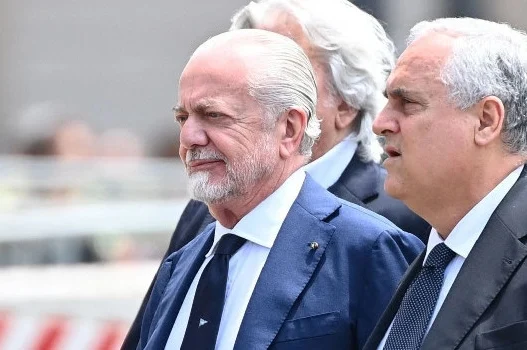 De Laurentiis: "Cosa penso della riduzione a 16 squadre della Serie A"