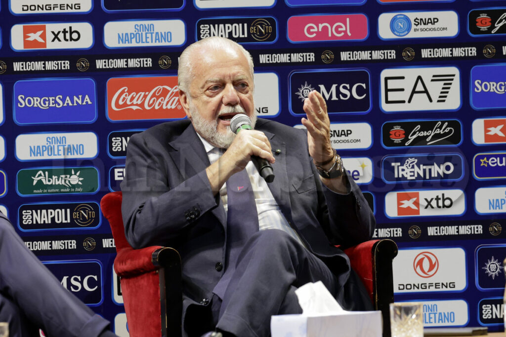 Napoli festeggia 22 anni di presidenza De Laurentiis