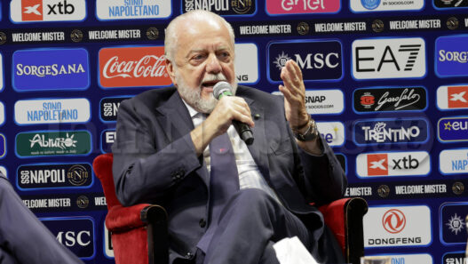 Napoli festeggia 22 anni di presidenza De Laurentiis