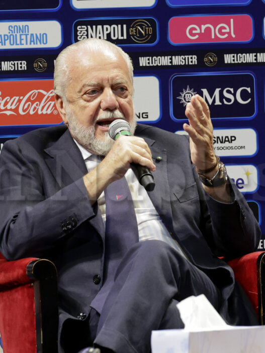 Napoli festeggia 22 anni di presidenza De Laurentiis