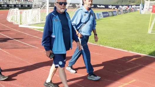 Napoli, De Laurentiis in panchina: assenti Milinkovic e Lucca