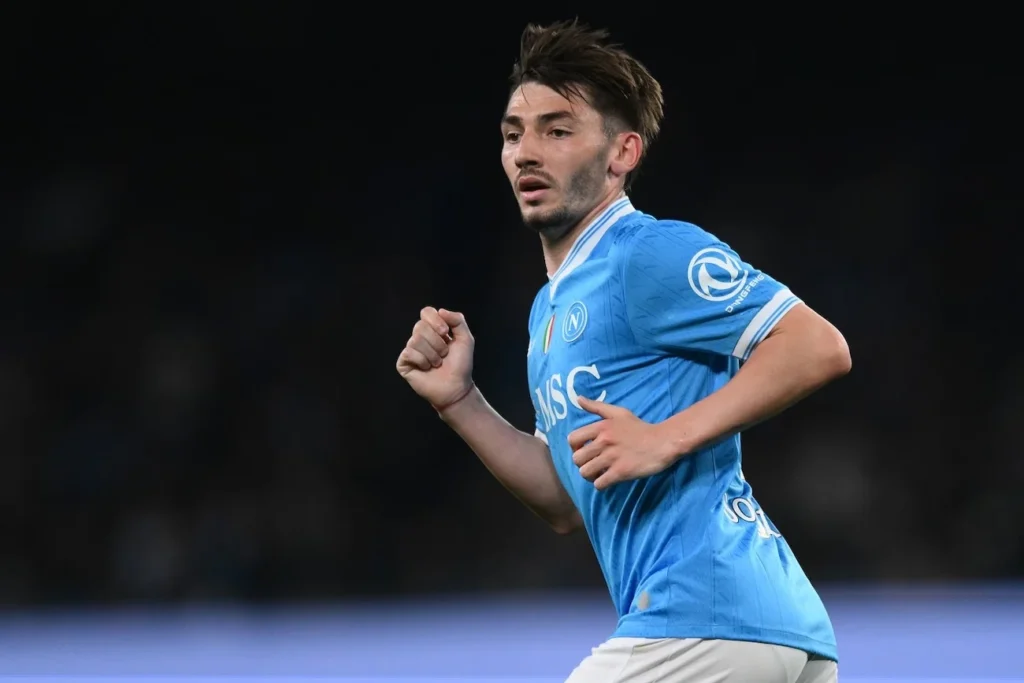 Gilmour, sostituto di Lobotka, non all'altezza contro l'Inter