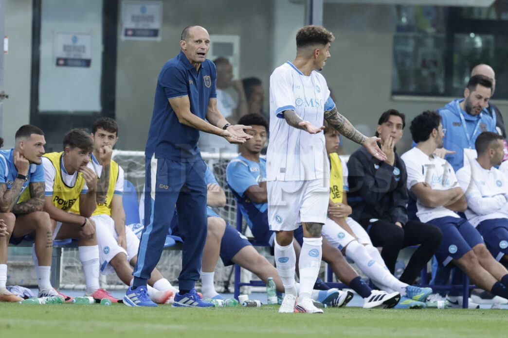 Napoli, Allegri vede segnali positivi dall'amichevole con l'Osasuna