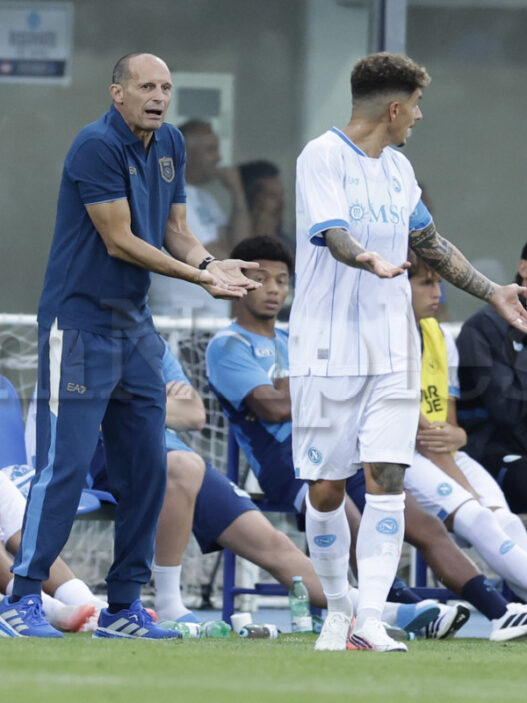 Napoli, Allegri vede segnali positivi dall'amichevole con l'Osasuna