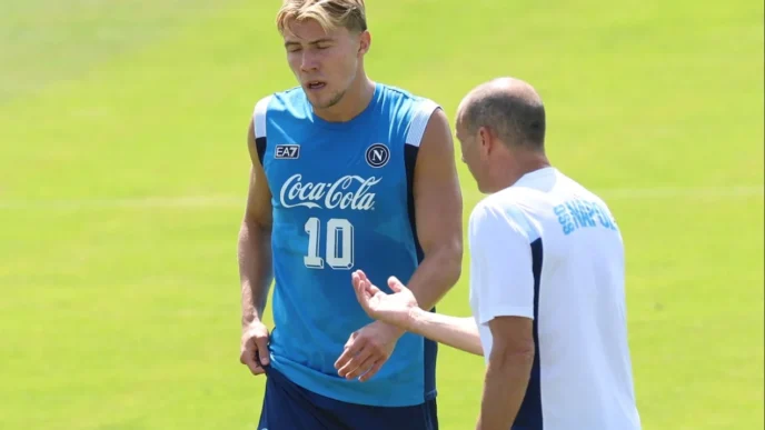 Allegri: "Hojlund ha le caratteristiche di Kane, deve migliorare in fase realizzativa"
