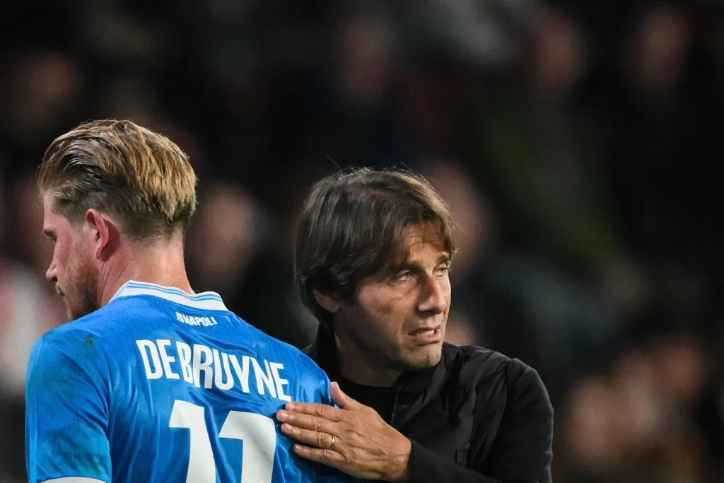 De Bruyne-Conte: rapporto difficile. Allegri lo stimola