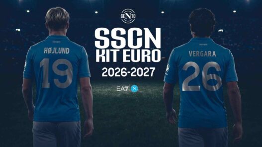 Napoli, disponibile il nuovo kit "SSCN Kit Euro 2026/27"