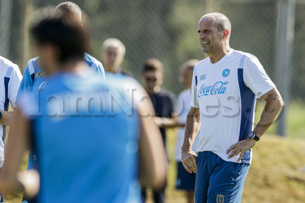 Napoli, Allegri lavora sulla difesa: focus sulla concentrazione
