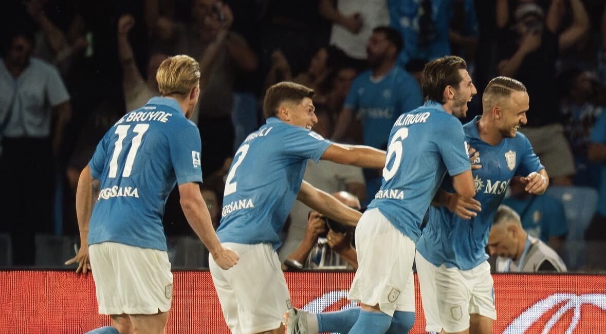 Napoli: ottimismo sui tempi di recupero di Favasuli, Neres e Spinazzola