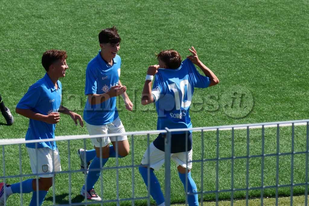 Under 15: Napoli a punteggio pieno con Roma e Lazio