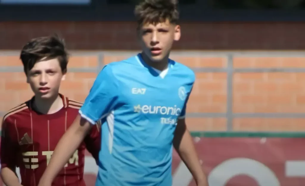 Caiazza, doppietta all'esordio con il Napoli U15