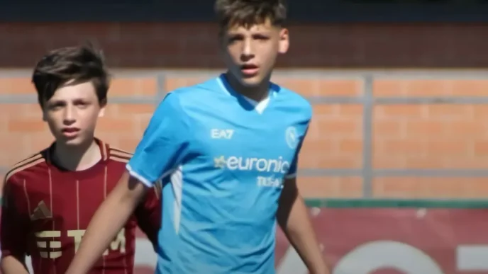 Caiazza, doppietta all'esordio con il Napoli U15