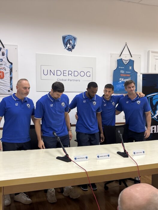 Napoli Basketball: Spissu, Petrucelli e Brown presentati