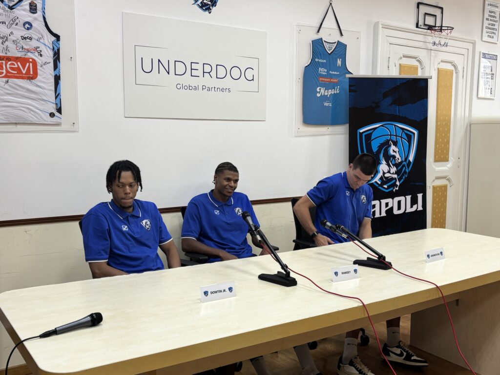 Napoli Basketball: Dowtin Jr, Ramsey e Jakimowski in conferenza
