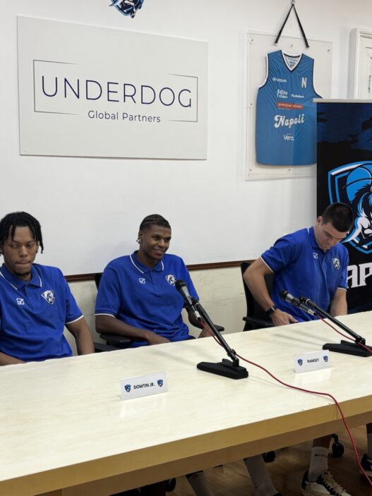 Napoli Basketball: Dowtin Jr, Ramsey e Jakimowski in conferenza