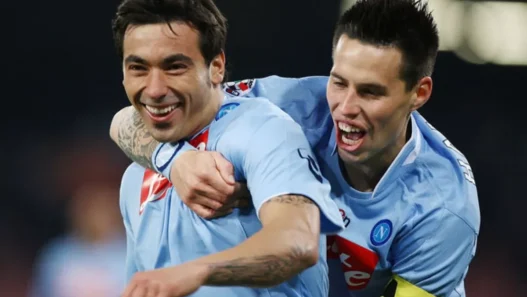 2 settembre 2007: il primo gol di Lavezzi col Napoli