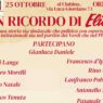 Napoli: evento 'In ricordo di Elia Vitale' il 25 ottobre