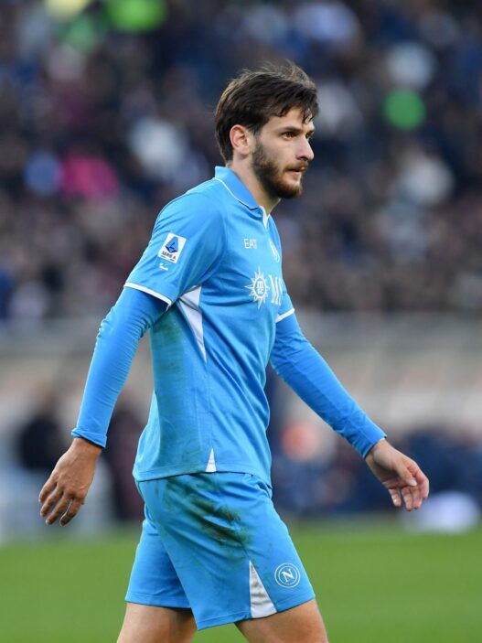 Kvaratskhelia, rottura del crociato: il Napoli augura pronta guarigione