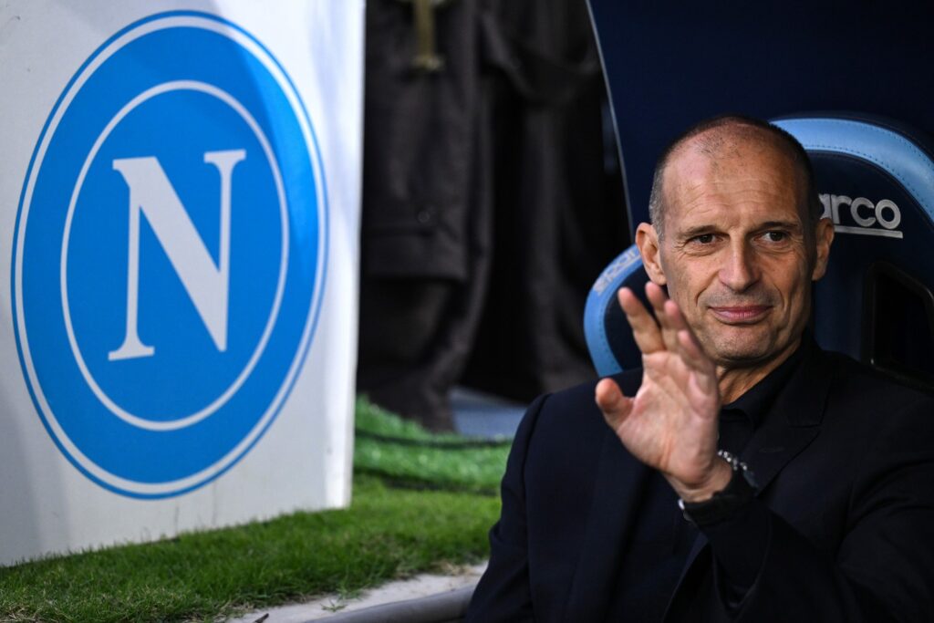 Napoli, Allegri squalificato per due giornate: ammenda di 10mila euro