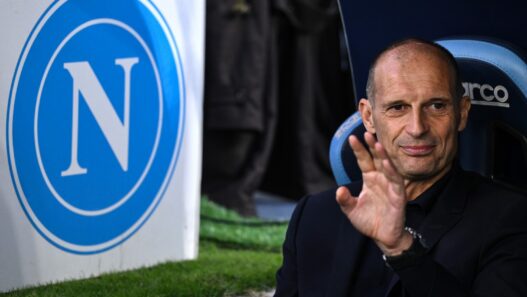 Napoli, Allegri squalificato per due giornate: ammenda di 10mila euro
