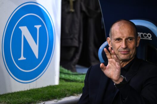 Napoli, Allegri squalificato per due giornate: ammenda di 10mila euro