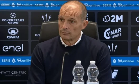 Napoli-Roma: Allegri in conferenza stampa domani alle 12:30