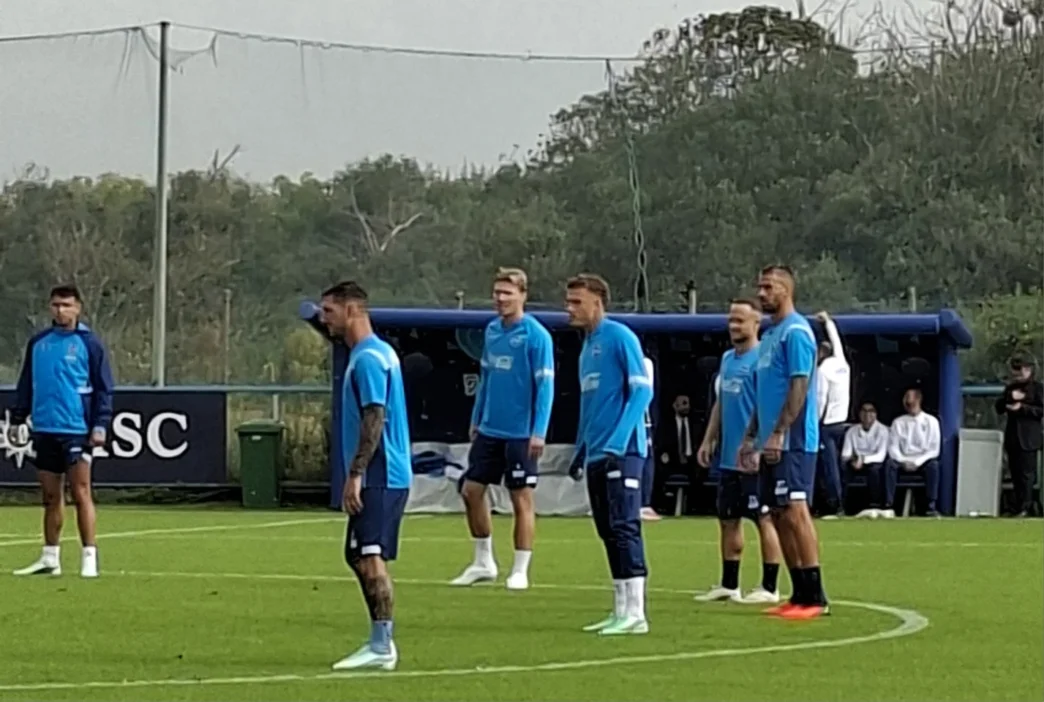 Napoli, ultimo allenamento: Anguissa tra parte e gruppo prima del Villarreal