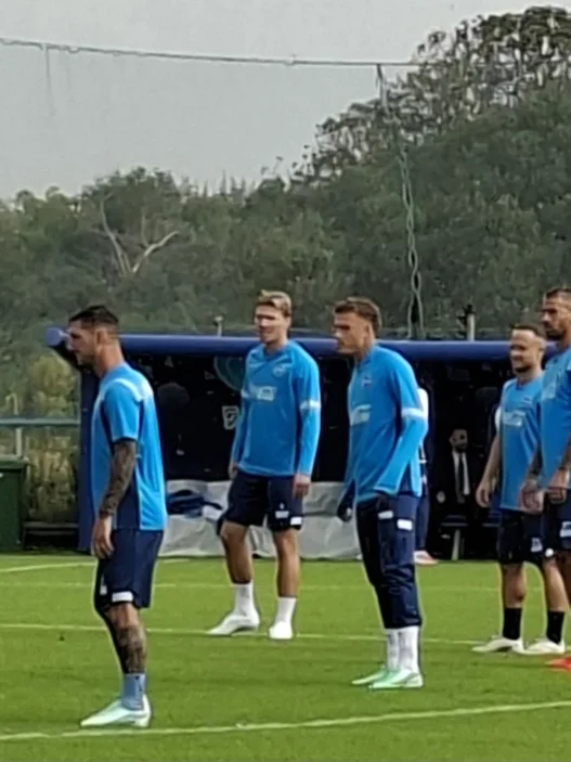 Napoli, ultimo allenamento: Anguissa tra parte e gruppo prima del Villarreal