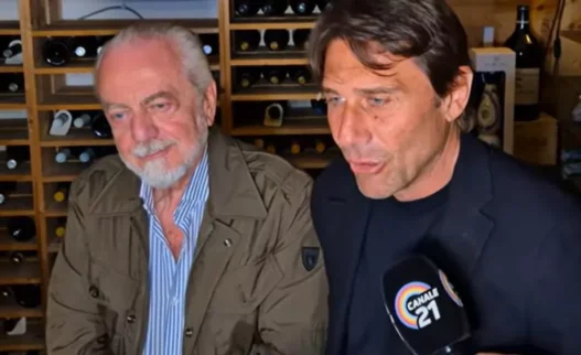 Conte, duello Milan-Juventus per la panchina: il retroscena De Laurentiis
