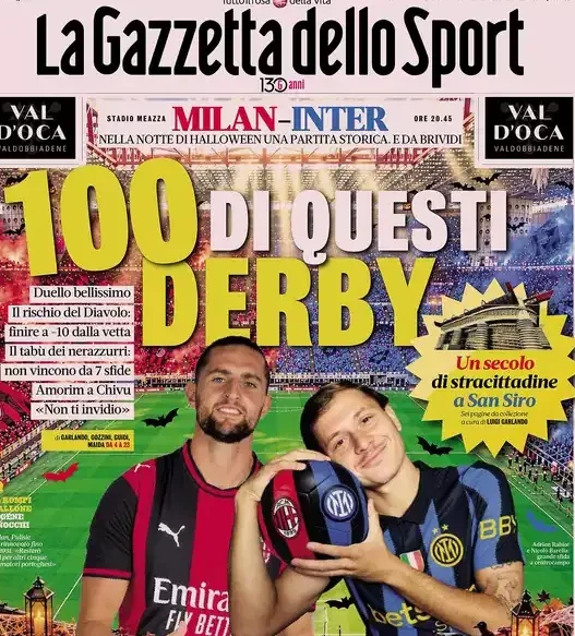 Derby di Milano: San Siro pronto per una notte leggendaria