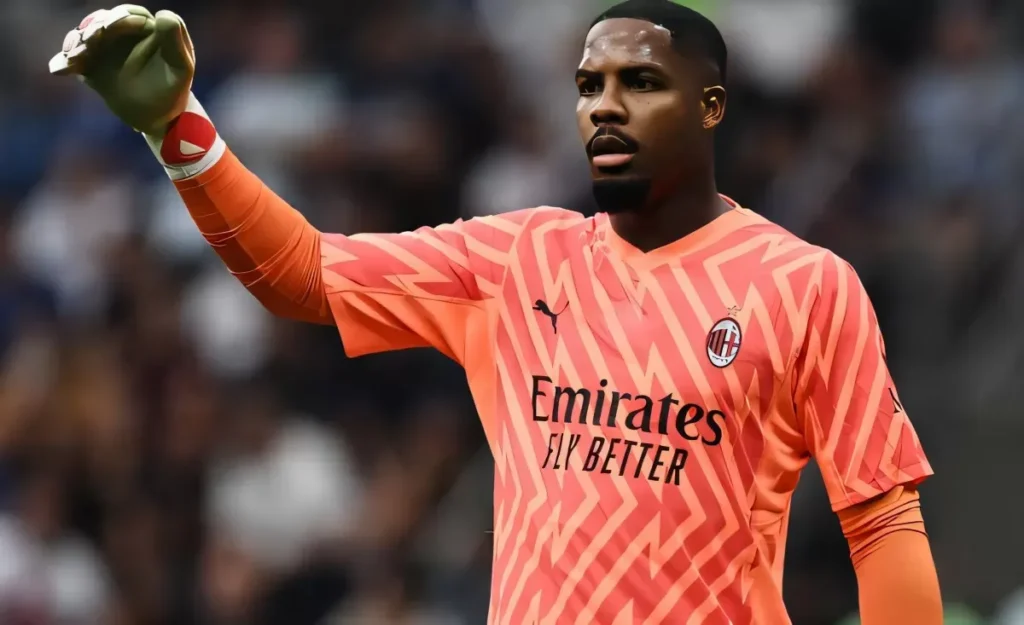Maignan espulso: rosso diretto e rigore al Bournemouth. Milan in 10