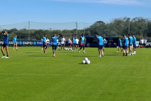 Napoli: Allegri e Manna presenti all'allenamento